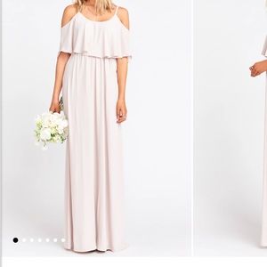 Show Me Your Mumu Caitlin Ruffle Maxi Dress Show Me the Ring Crisp